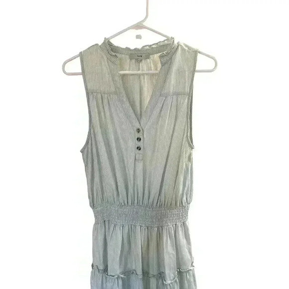 Fate Smocked Bodice Frill Mini Dress Size Large, Pre-Owned - Picture 3 of 7